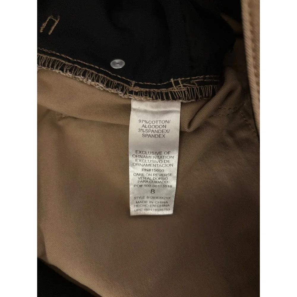 Democracy Ab Solution Skinny Jeans 8 Cocoa Brown Stretch Zip Fly - Picture 3 of 7